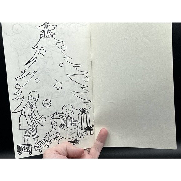 Rare Robinson’s Department Store Christmas Santa Claus Coloring Book 1950s Mint! - Picture 6 of 11